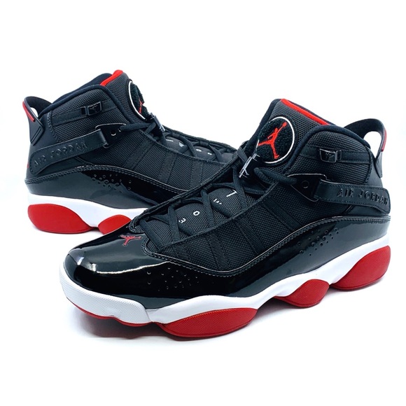 NEW Jordan Rings “Black Varsity Red”